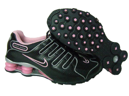 Womens Nike Shox Nz Mesh Up Shoes Black Pink